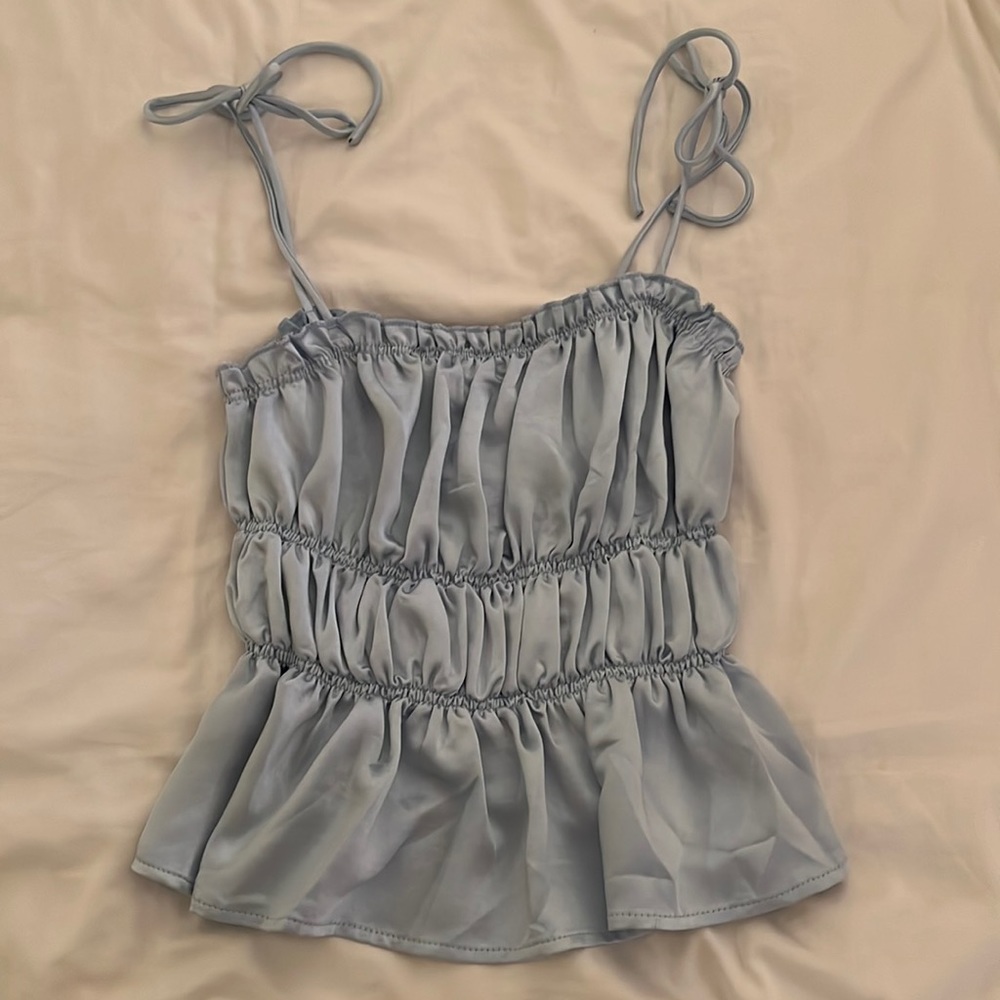 Satin boutique top
